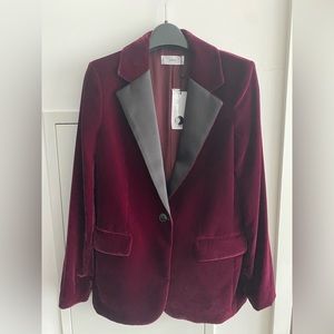 Mango Velvet Suit Jacket